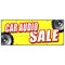 Signmission CAR AUDIO SALE BANNER SIGN mps speakers stereo installation repair amps B-120 Car Audio Sale - alternate 1